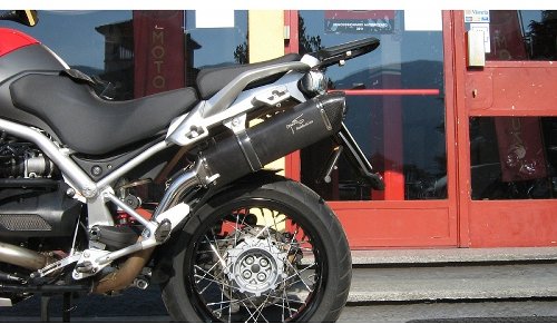 Agostini Auspuff, VA, X-Black, schwarz, mit EG-ABE - Moto