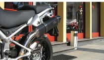 Agostini Silencer, x-black, black, with homologation - Moto