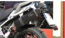 Agostini Silencer, x-black, black, with homologation - Moto