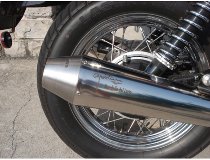 Agostini Silencer kit, polished, conical, with homologation