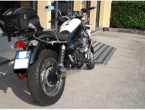 Agostini kit de tubos de escape, pulido - Moto Guzzi V7 I+II