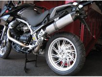 Agostini Auspuff, X-Black, Titan, mit EG-ABE - Moto Guzzi