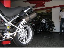 Agostini Silencer, x-black, titanium, with homologation -