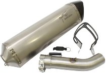 Agostini Silencer, x-black, titanium, with homologation -