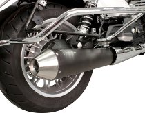 Agostini Silencer kit, black, without homologation - Moto