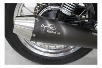 Agostini Silencer kit, black, conical, Euro4 - Moto Guzzi V7