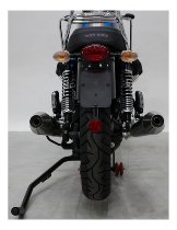 Agostini negro, plateado EG ABE Euro4 - Moto Guzzi V7 III