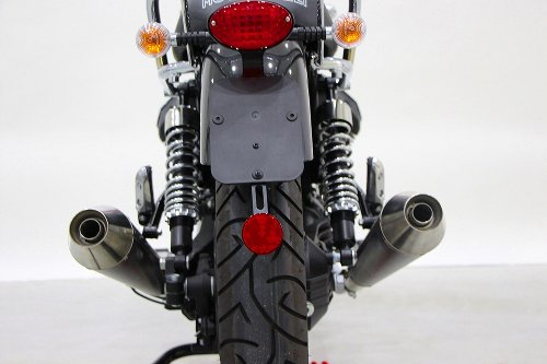 Agostini kit pots d´échapp noir, homologué - Moto Guzzi V7