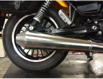 Agostini silenziatore scarico inox EG-ABE Euro4 - Moto Guzzi