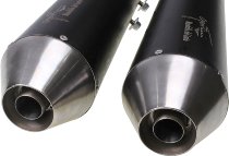 Agostini Silencer kit, black with homologation Euro4 - Moto