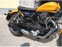 Agostini Silenciador, negro, EG-ABE Euro4 - Moto Guzzi V9