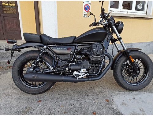 Agostini paire de silencieux, homologué, noir Euro4 - Moto