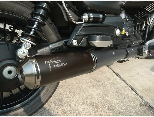 Agostini Silencer kit, short, black, without homologation -