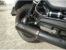 Agostini silenziatore di scarico Racing, neri, inox - Moto