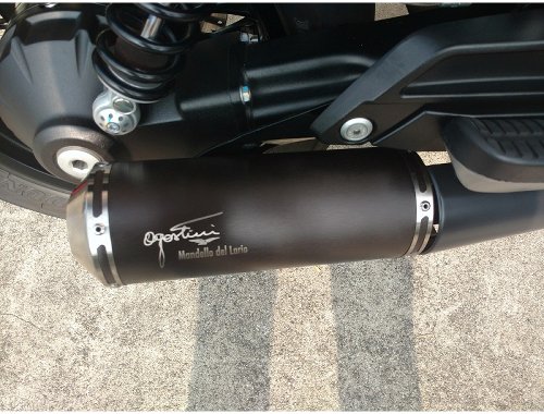 Agostini silenziatore di scarico Racing, neri, inox - Moto