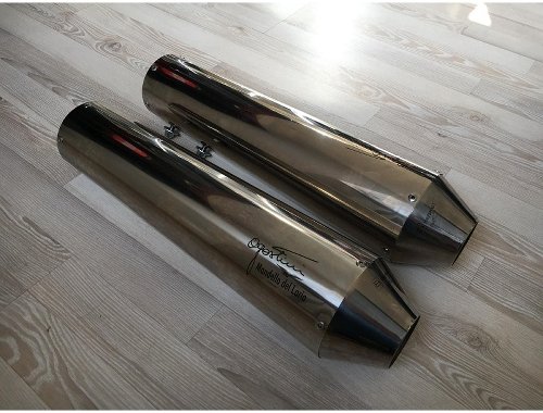 Agostini Silencer kit, conical, with homologation - Moto