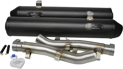 Agostini Silencer kit, carbon, without homologation - Moto