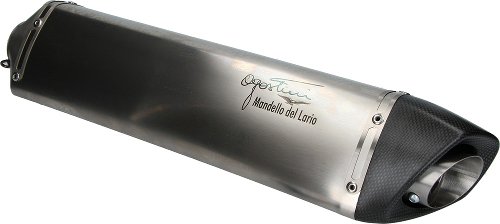 Agostini Silencer, stainless-steel, mat, x-black, Euro4 -