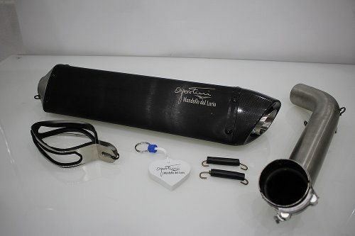 Agostini Auspuff, VA, schwarz, X-Black, Euro4 - Moto Guzzi