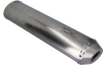 Agostini Silencer, stainless-steel, mat, oval, Euro4 - Moto