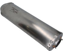 Agostini Silencer, stainless-steel, mat, oval, Euro4 - Moto