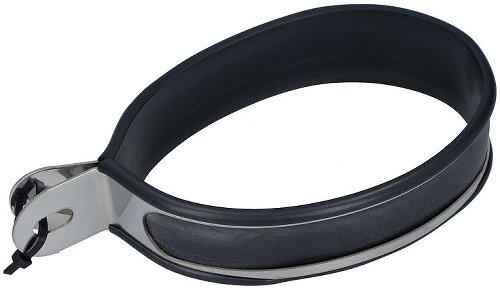 Échappement Agostini, ovale, inox, mat, Euro4 - adapté pour