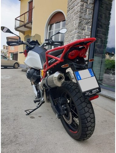 Agostini échappement Oval noir Euro4 - Moto Guzzi V85 TT