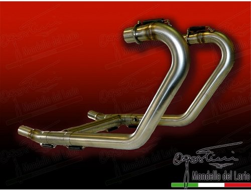 Agostini Manifold kit + crossover, mat, racing - Moto Guzzi