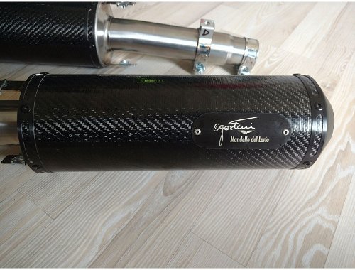 Agostini Silencer kit, carbon, without homologation - Moto