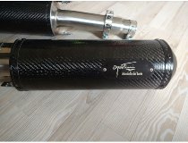 Agostini Auspuff-Satz, Carbon, ohne EG-ABE - Moto Guzzi 1400