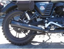 Agostini Auspuff-Satz, VA, schwarz, mit EG-ABE - Moto Guzzi