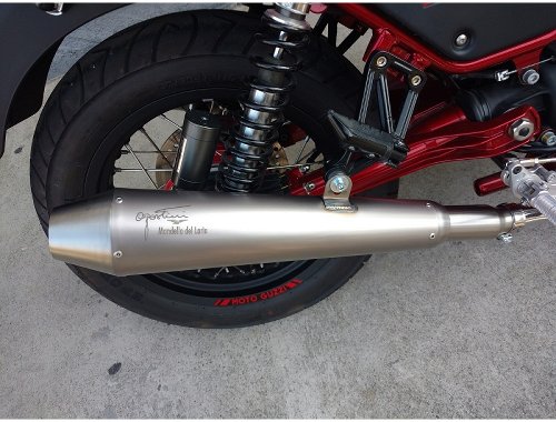 Agostini Silencer kit, titanium, conical, with homologation