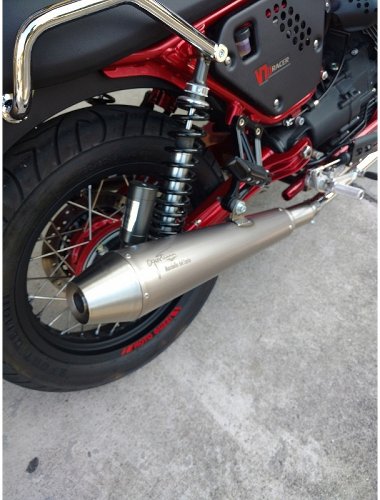 Agostini Silencer kit, titanium, conical, with homologation