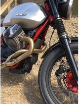 Agostini Auspuffanlage, 2in1, Titan, mit EG-ABE - Moto Guzzi