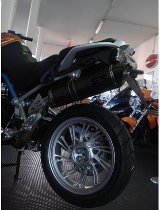 Agostini Auspuff, X-Black, Carbon, mit EG-ABE - Moto Guzzi