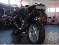 Agostini Auspuff, X-Black, Carbon, mit EG-ABE - Moto Guzzi