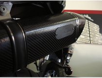 Agostini Auspuff, X-Black, Carbon, mit EG-ABE - Moto Guzzi