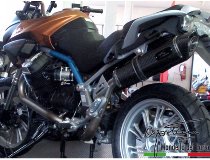 Agostini Auspuff, X-Black, Carbon, mit EG-ABE - Moto Guzzi