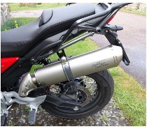 Agostini Silencer, titanium, oval, Euro4 - Moto Guzzi V85 TT