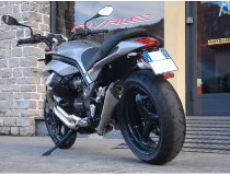 Agostini Auspuff, VA, poliert, Carbon, HF, mit EG-ABE - Moto