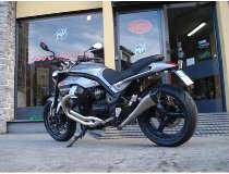 Agostini Auspuff, VA, poliert, Carbon, HF, mit EG-ABE - Moto