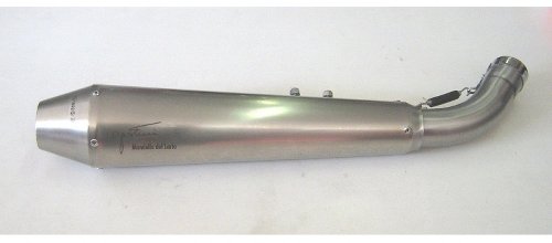 Agostini Silencer kit, polished, conical, with homologation