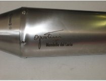 Agostini Silencer kit, polished, conical, with homologation