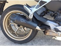 Agostini exhaust, stainless steel, black, homologated E5 -