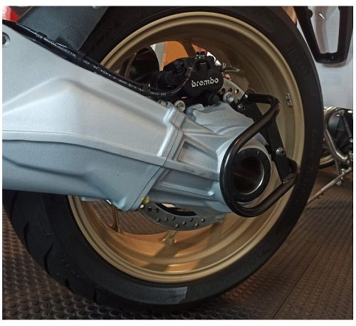 Agostini gimbal guard, black - suitable for Moto Guzzi V100