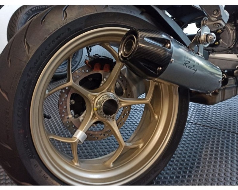 Agostini Exhaust, Stainless Steel, Matte, RACING - for Moto Spare