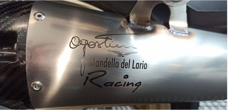 ぐっつぃ　Agostini Mandello del Lario マフラー Agostini Exhaust, Stainless Steel, Matte, RACING - for Moto Spare