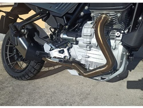 Set collettore Agostini + tubo d'interferenza, acciaio inox