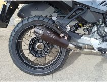 Agostini exhaust, stainless steel, matt black, homologated