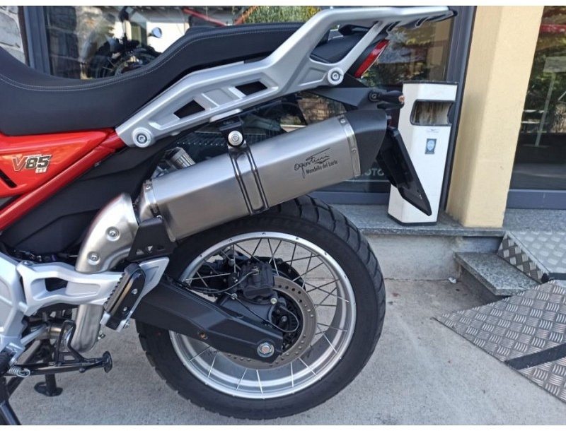 Agostini Exhaust, X-Black, stainless steel, matte, with Spare